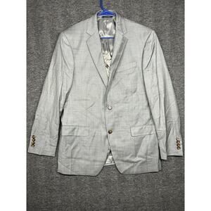 Ralph Lauren Blazer Mens 40R Gray Slim Fit Wool Black Label Sport Coat REAL NICE